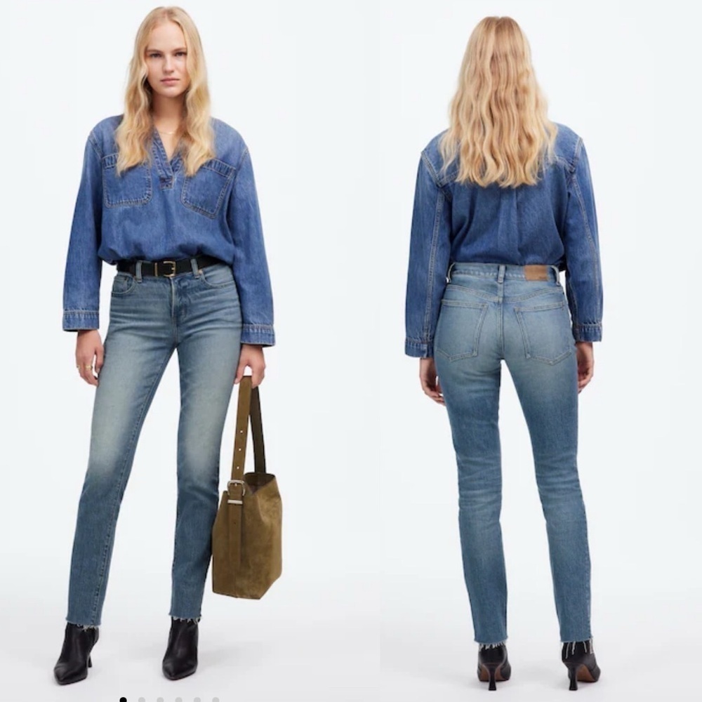 Madewell The Mid-Rise Perfect Vintage Jean in McColl Wash Size 28